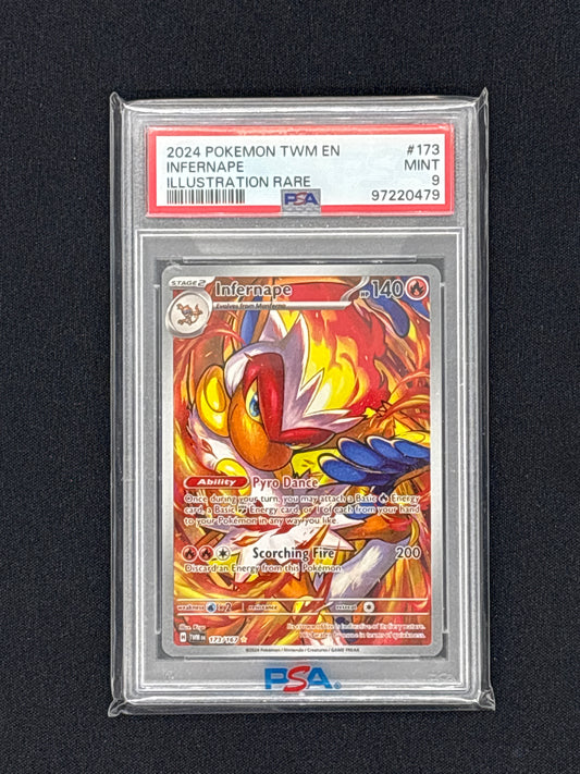 Auction Lot 30: PSA 9 Infernape Illustration Rare Twilight Masquerade
