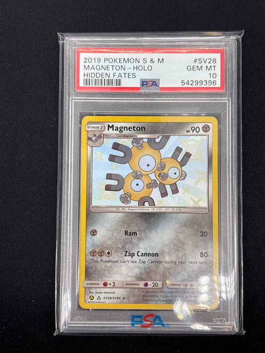 Auction Lot 102: Magneton SV28 PSA10 Hidden Fates