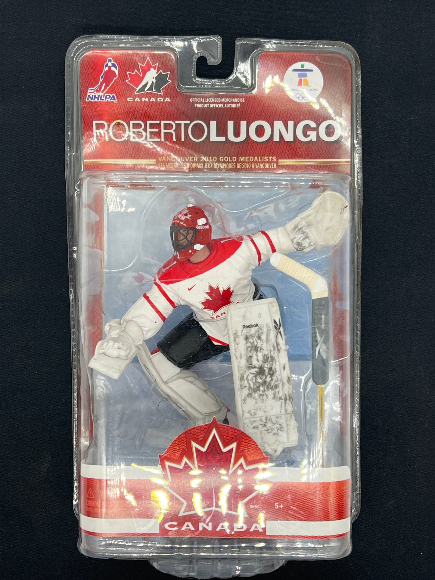 Auction Lot 5: NHLPA Roberto Luongo Team Canada Figure