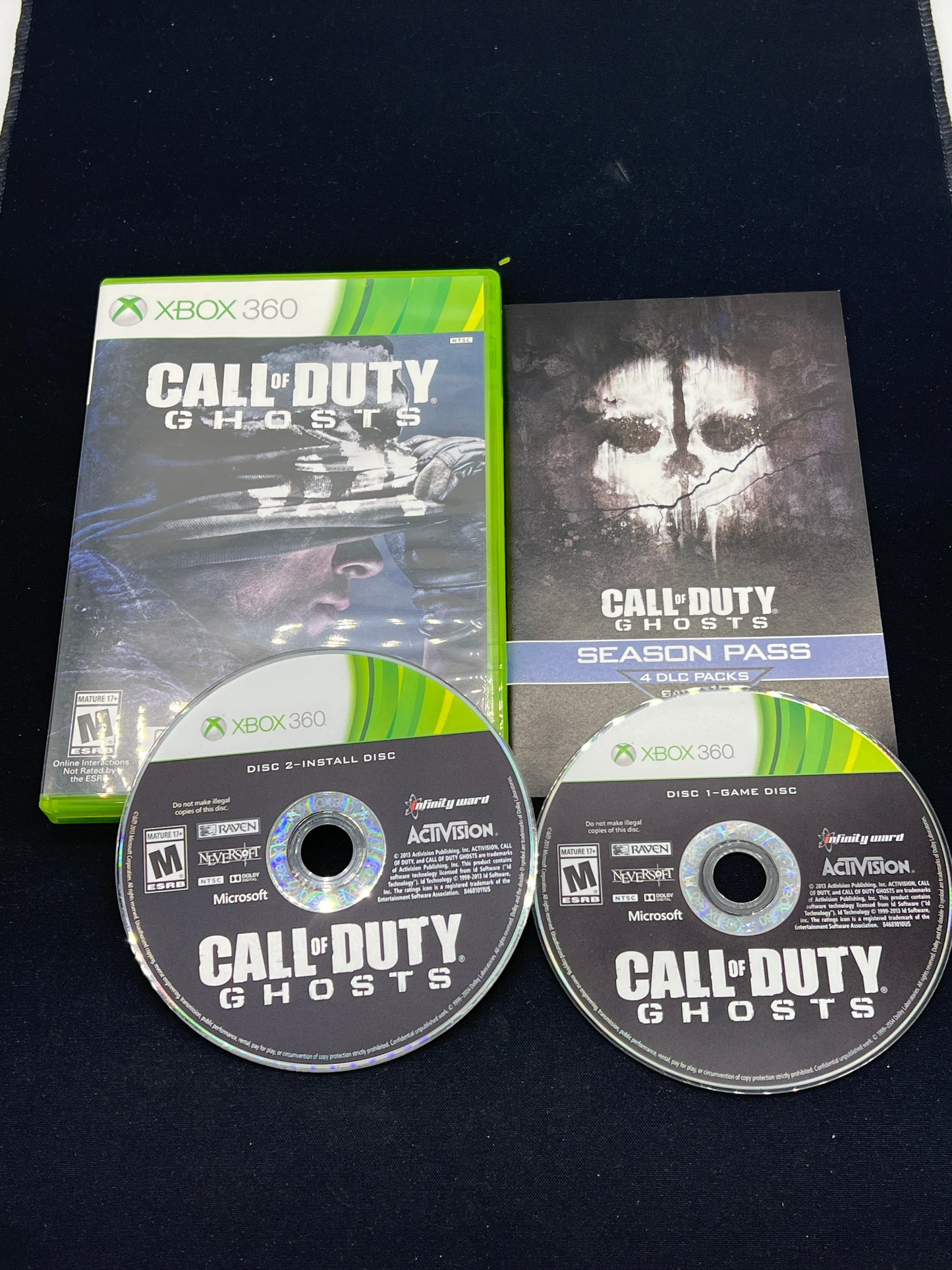 Auction Lot 180: XBOX 360 Call of Duty Ghosts CIB
