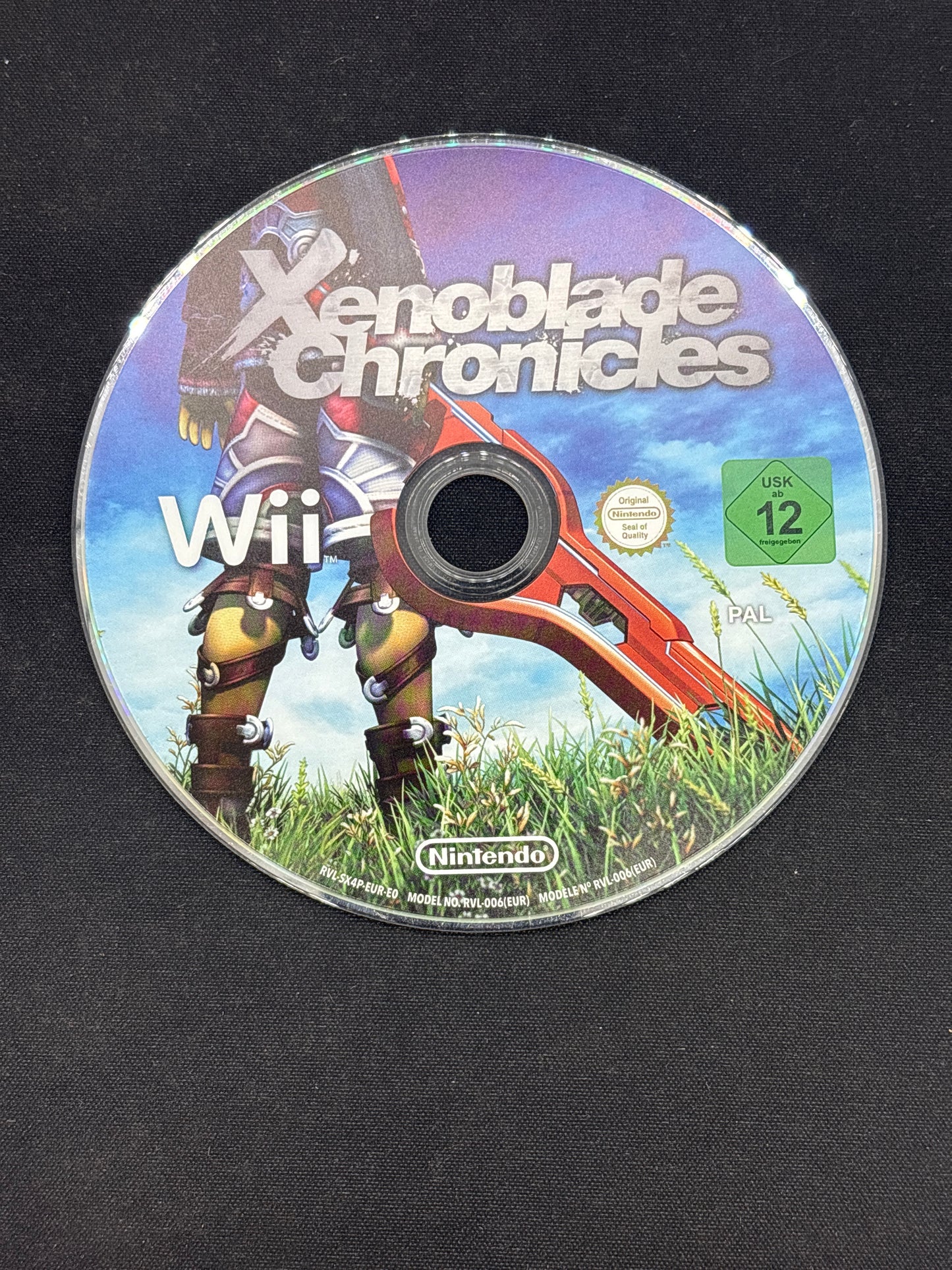 Auction Lot 165: Nintendo Wii PAL Video Game Xenoblade Chronicles Loose