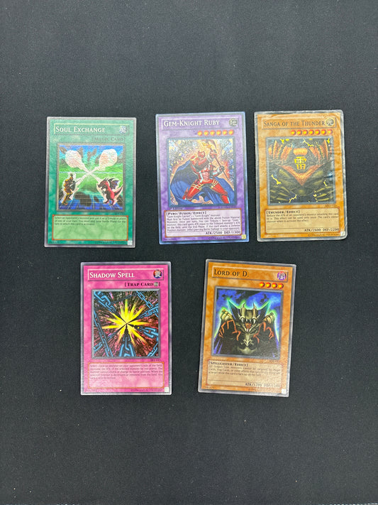 Auction Lot 102: Yugioh TCG Card Lot 5 Conditions Vary