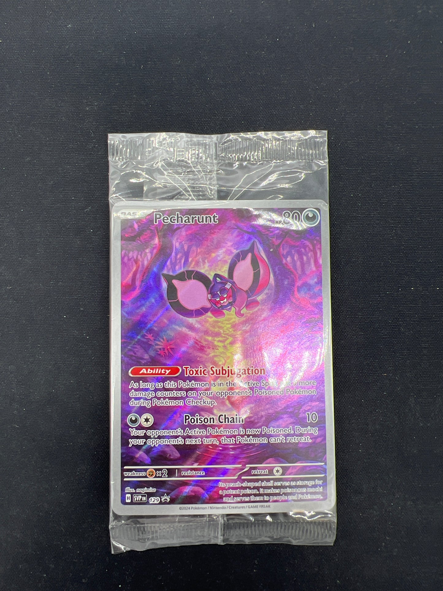 Auction Lot 87: Pokemon Cards Pecharunt Shrouded Fable ETB Promo Sealed