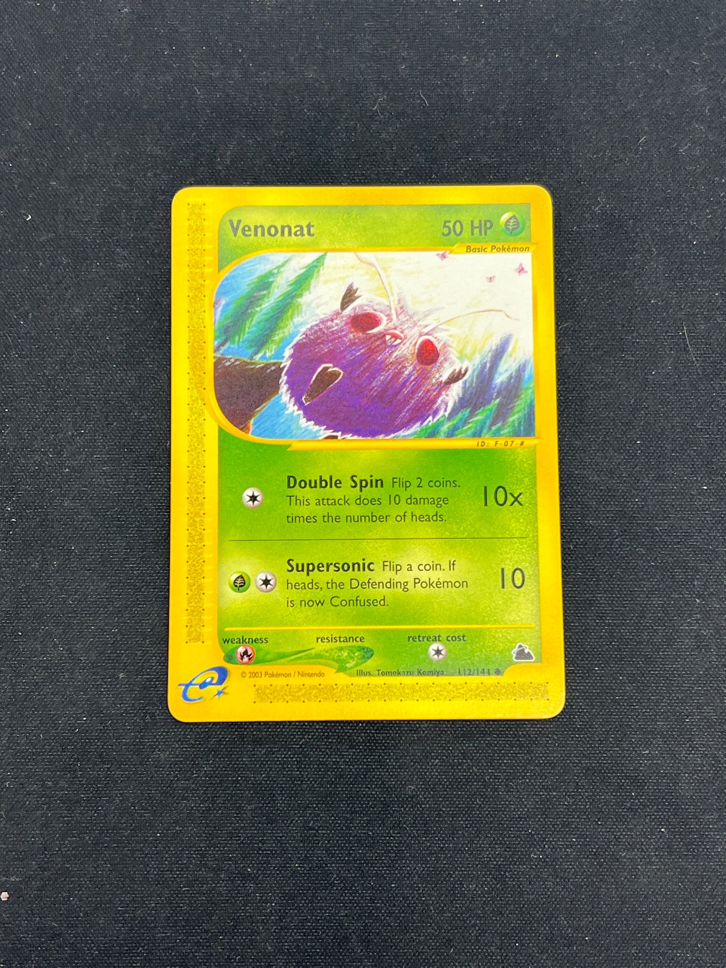 Auction Lot 252: Pokemon Cards Venonat Common Skyridge Condition Vary