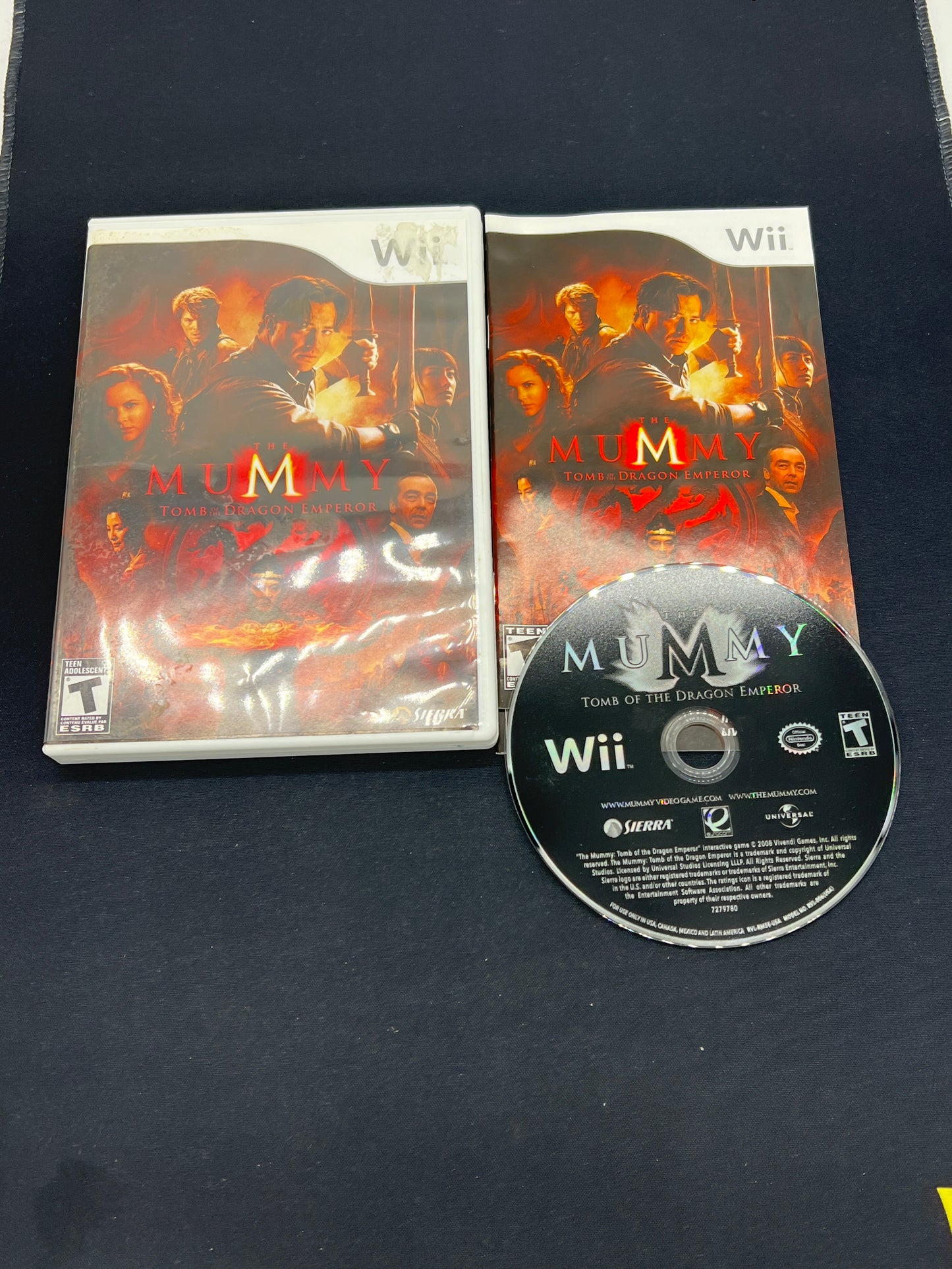 Auction Lot 74: Nintendo Wii The Mummy Tomb of the Dragon Emperor CIB