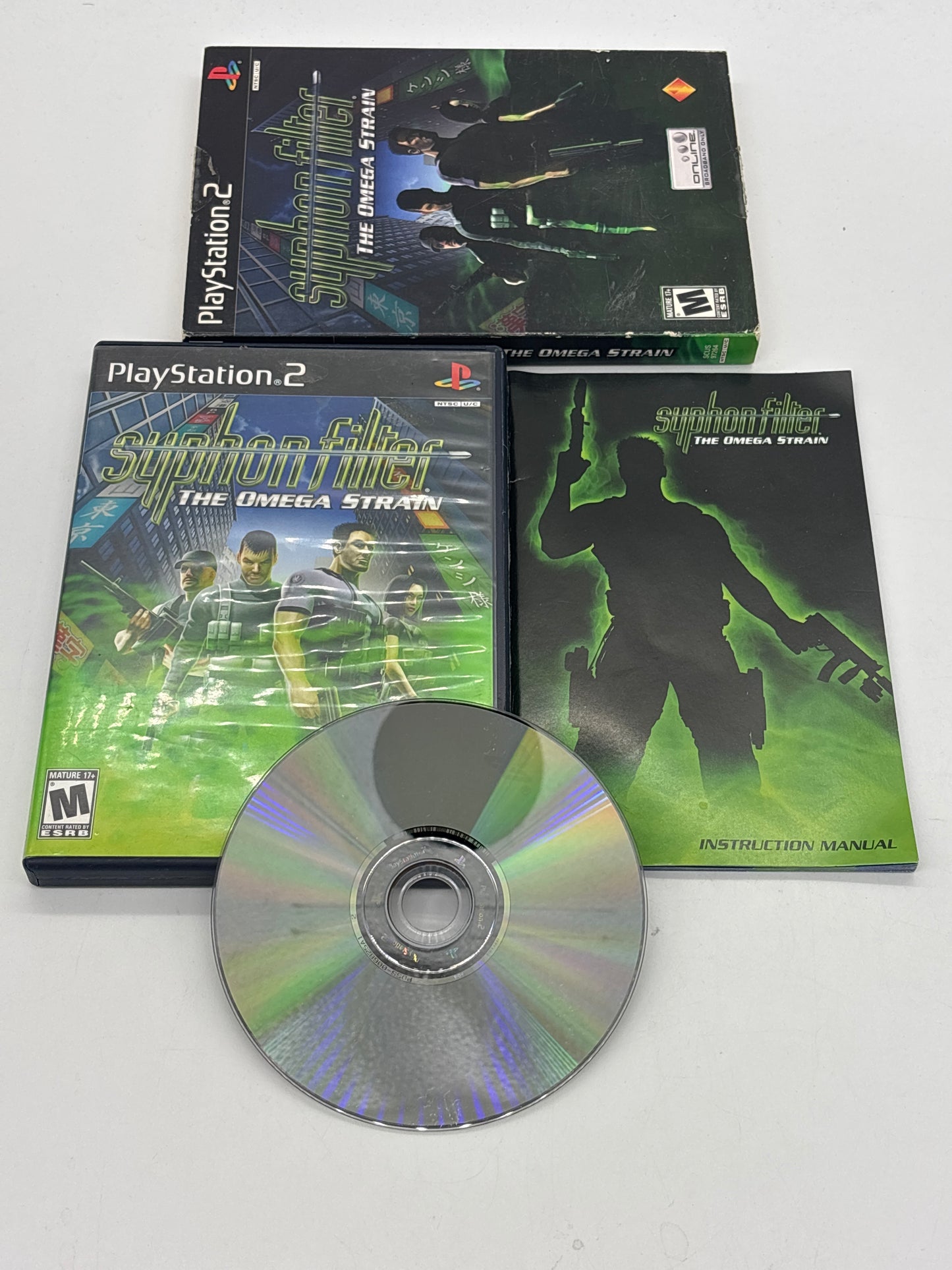 Auction Lot 106: Syphon Filter Omega Strain Video Game Playstation 2 CIB