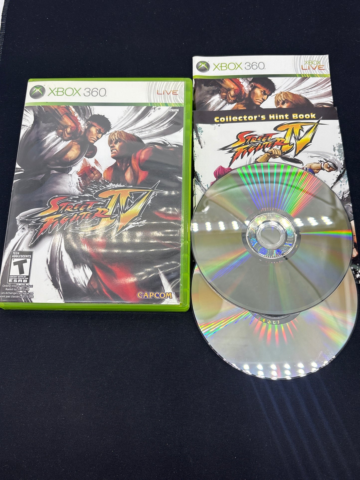 Auction Lot 222: XBOX 360 Video Game Street Fighter IV CIB