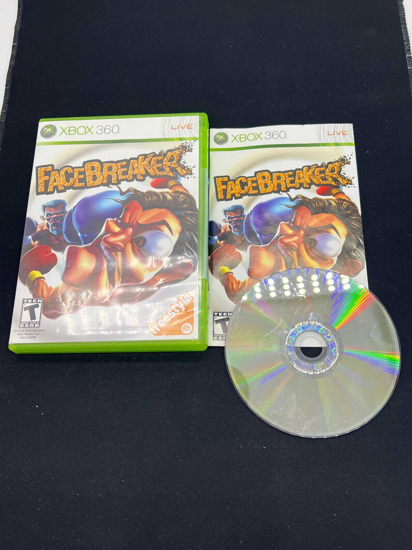 Auction Lot 1: XBOX 360 Face Breaker CIB