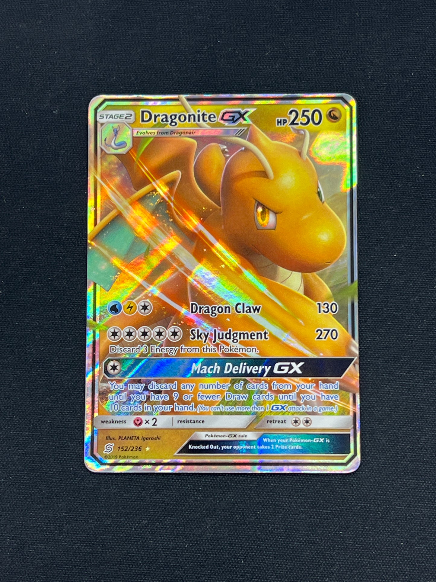 Auction Lot 286: Pokemon Cards Dragonite GX Unified Minds Conditions Vary