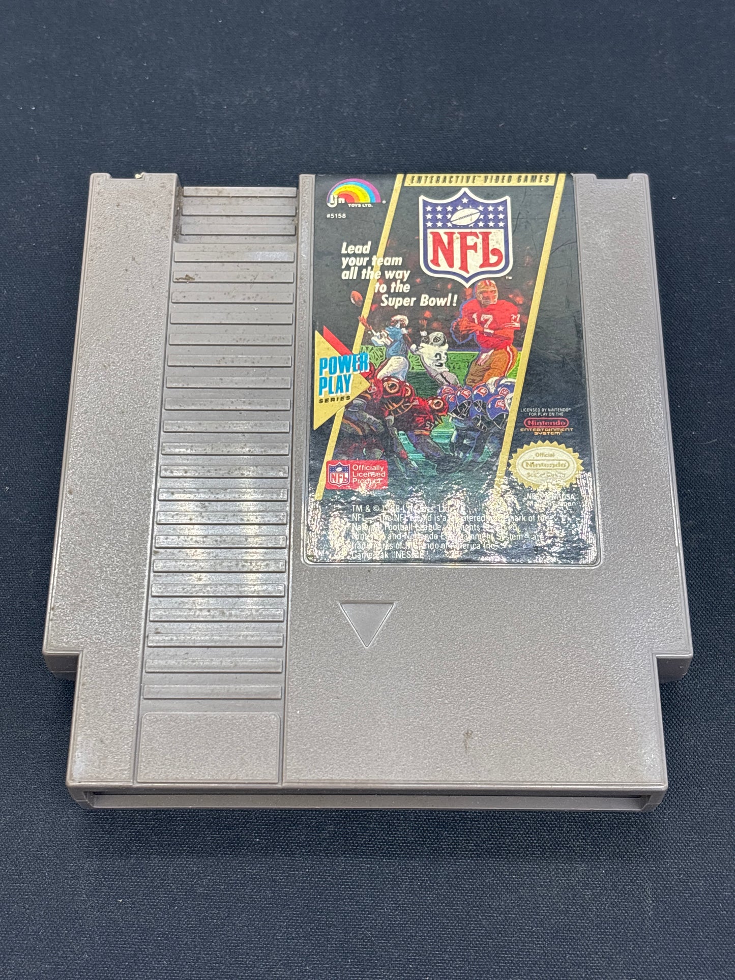 Auction Lot 104: NES Video Game NFL Loose
