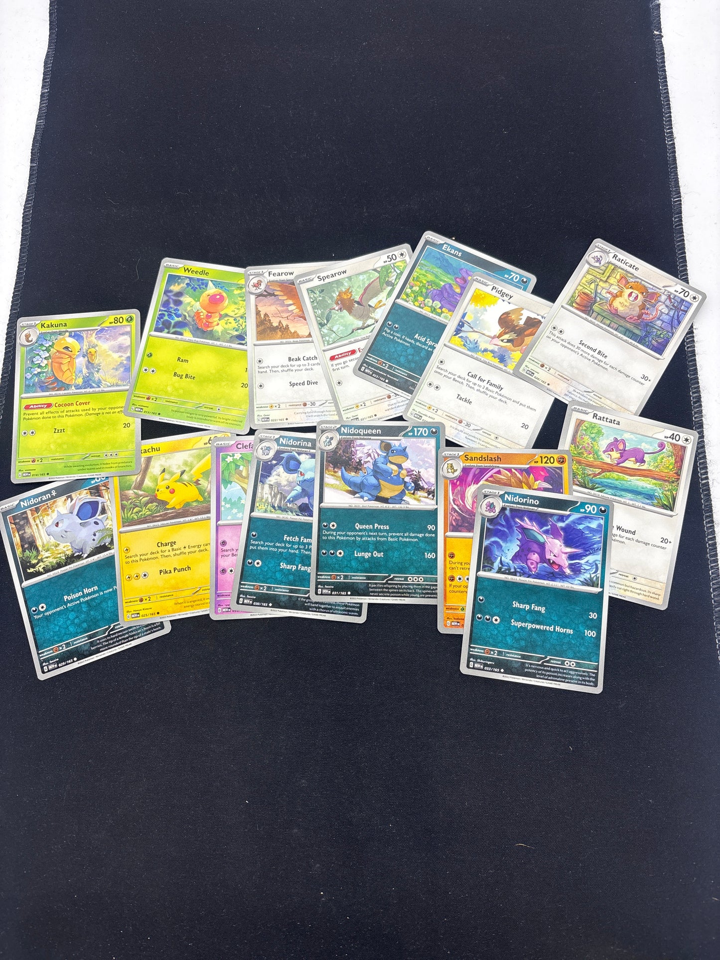 Auction Lot 13: Pokemon Cards SV 151 Commons Uncommons Lot Conditions Vary