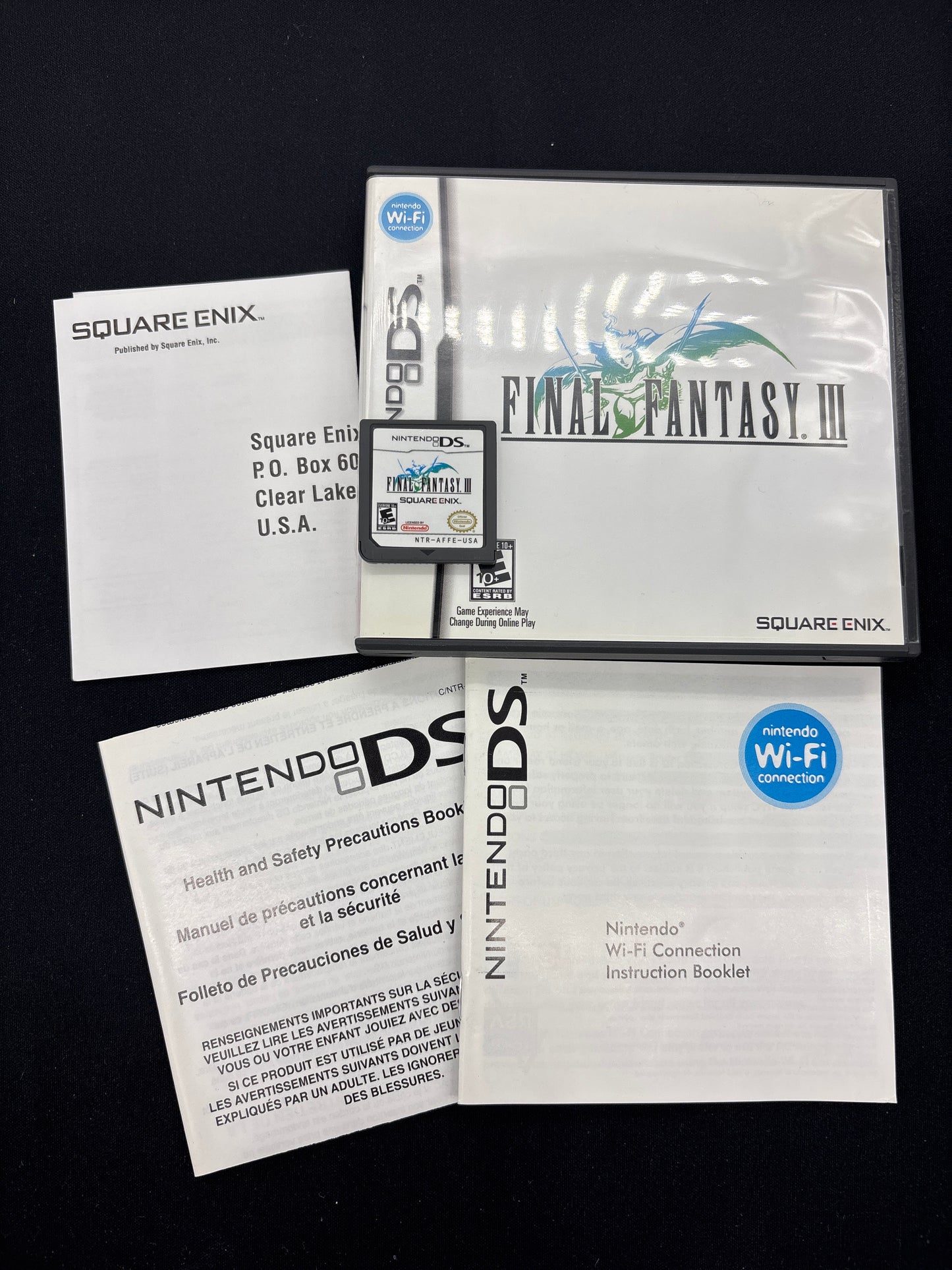 Auction Lot 104: Final Fantasy III Video Game Nintendo DS CIB