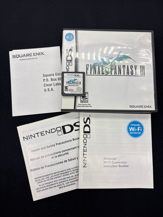 Auction Lot 104: Final Fantasy III Video Game Nintendo DS CIB