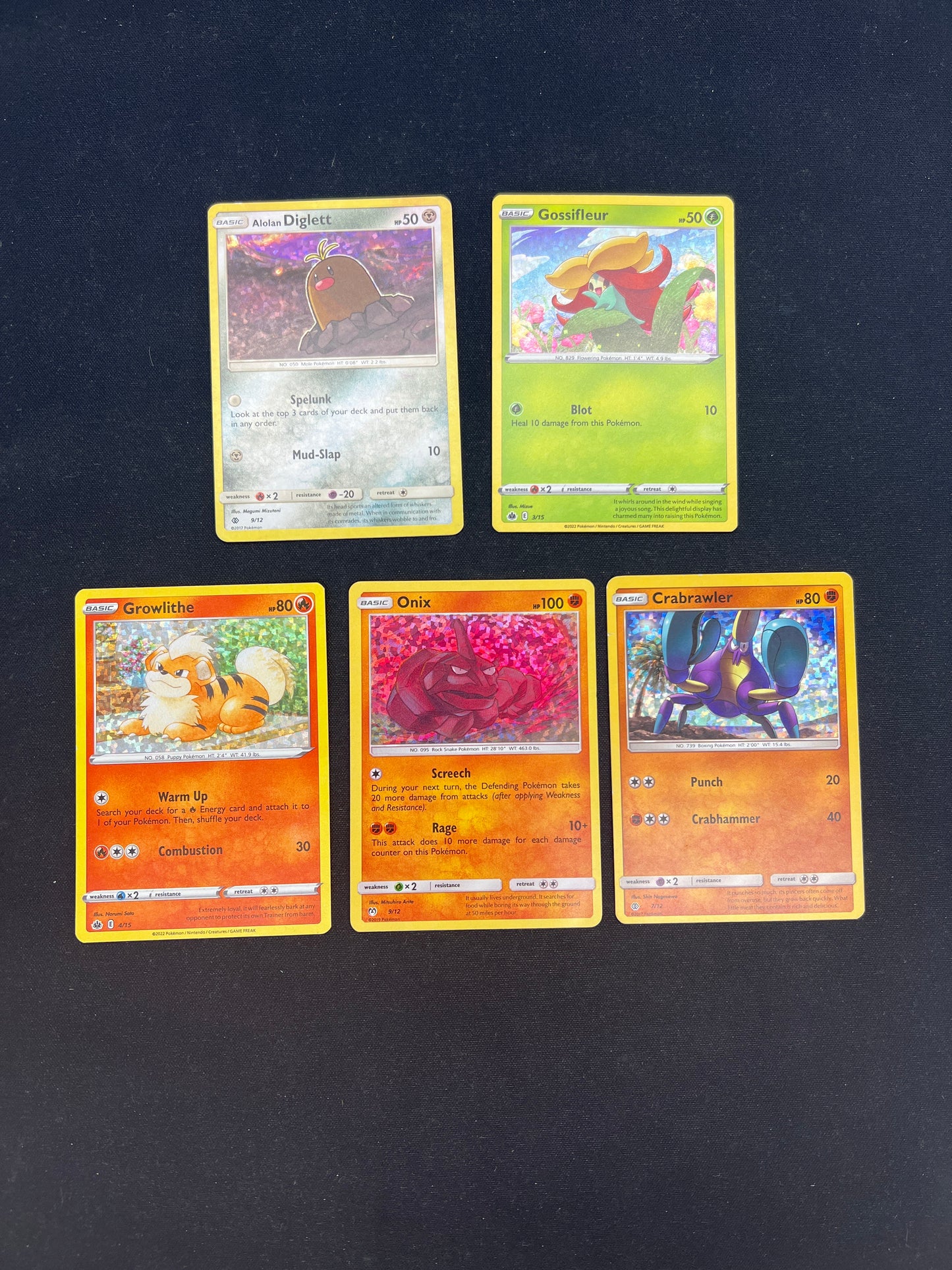 Auction Lot 240: Pokemon Cards Lot of 5 Mcdonalds Holos Commons Conditions Vary