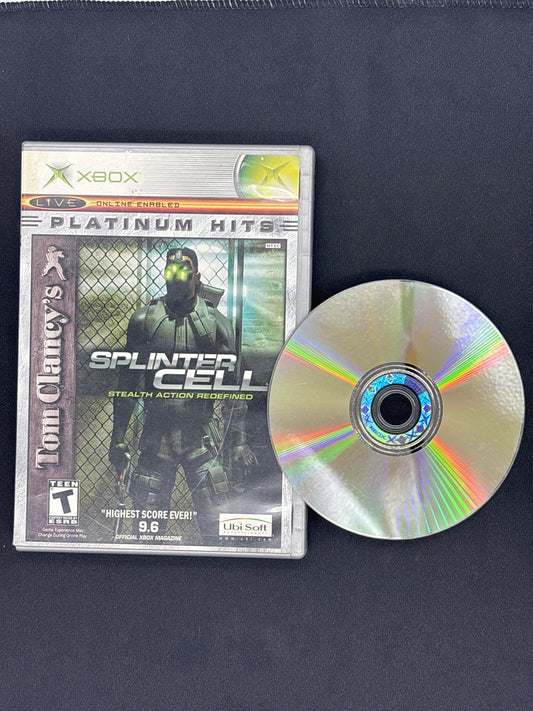 Auction Lot 366: Tom Clancy Splinter Cell Stealth Action Defined Video Game XBOX Missing Manual