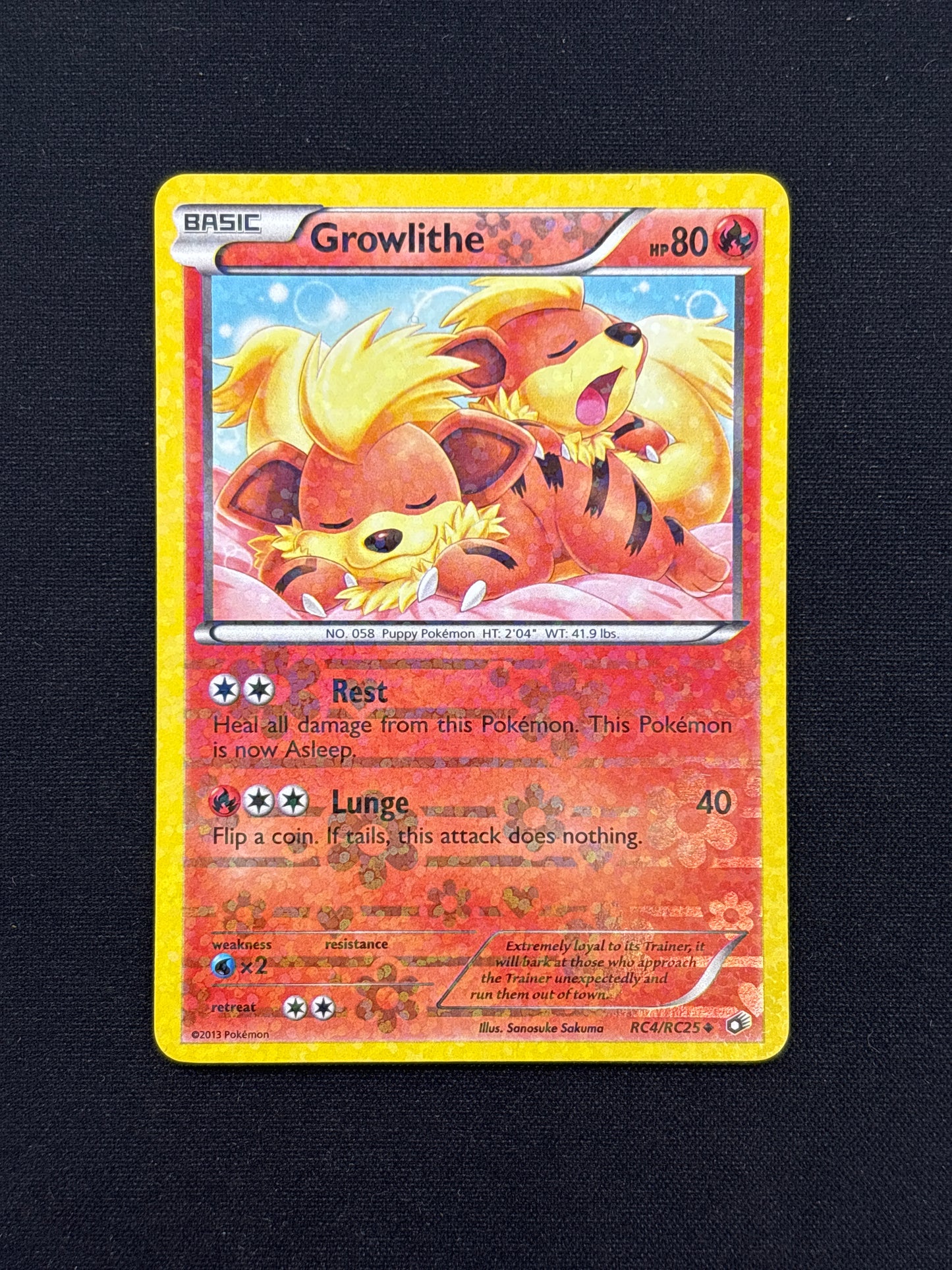 Auction Lot 28: Pokemon Card Growlithe Radiant Collection Conditions Vary