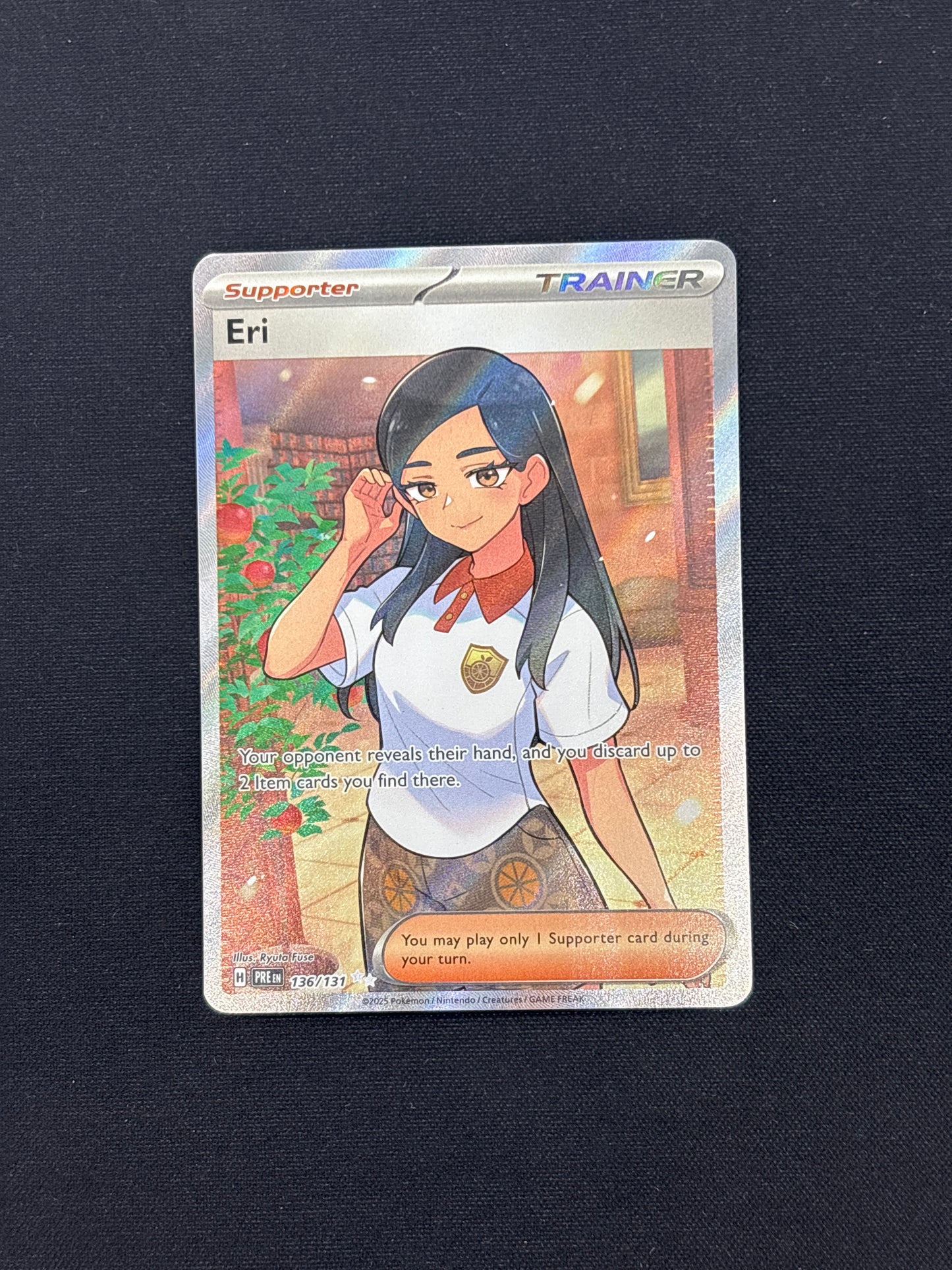 Auction Lot 193: Pokemon Eri Full Art Card Conditions Vary