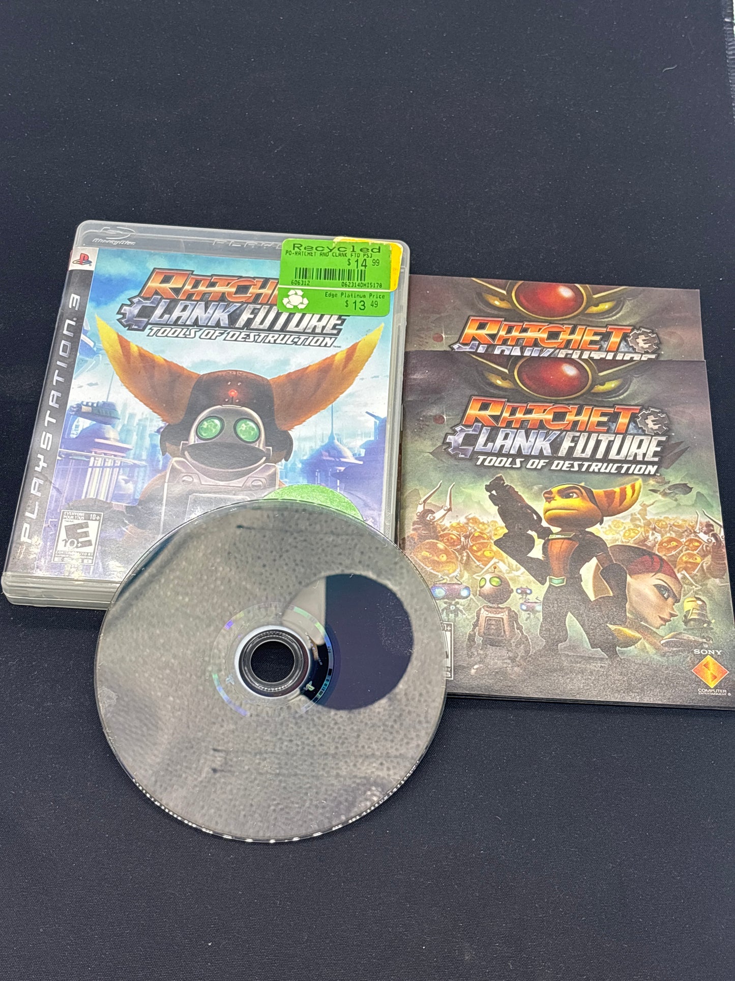 Auction Lot 321: Ratchet & Clank Tools Of Destruction Video Game PlayStation 3 CIB