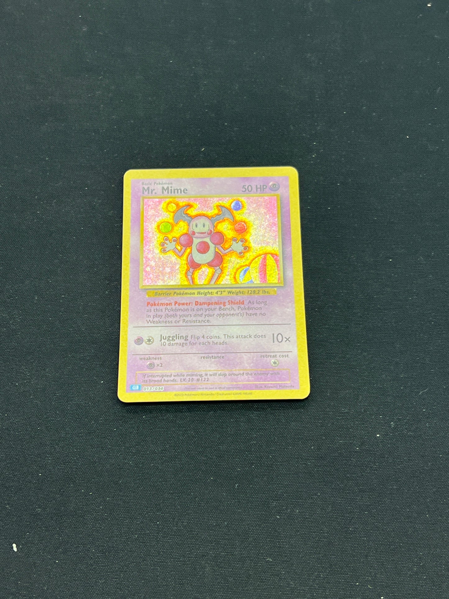 Auction Lot 283: Pokemon Cards Mr. Mime TCG Classic Conditions Vary