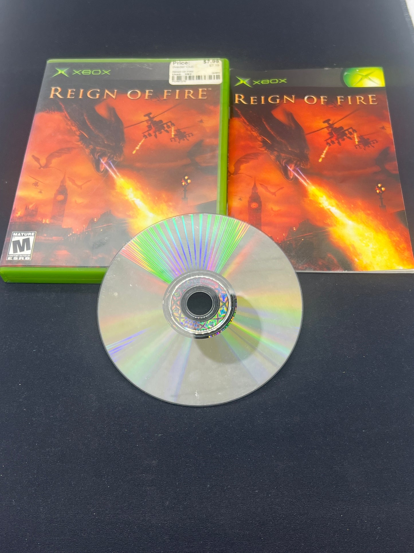 Auction Lot 86: XBOX Video Game Reign of Fire CIB