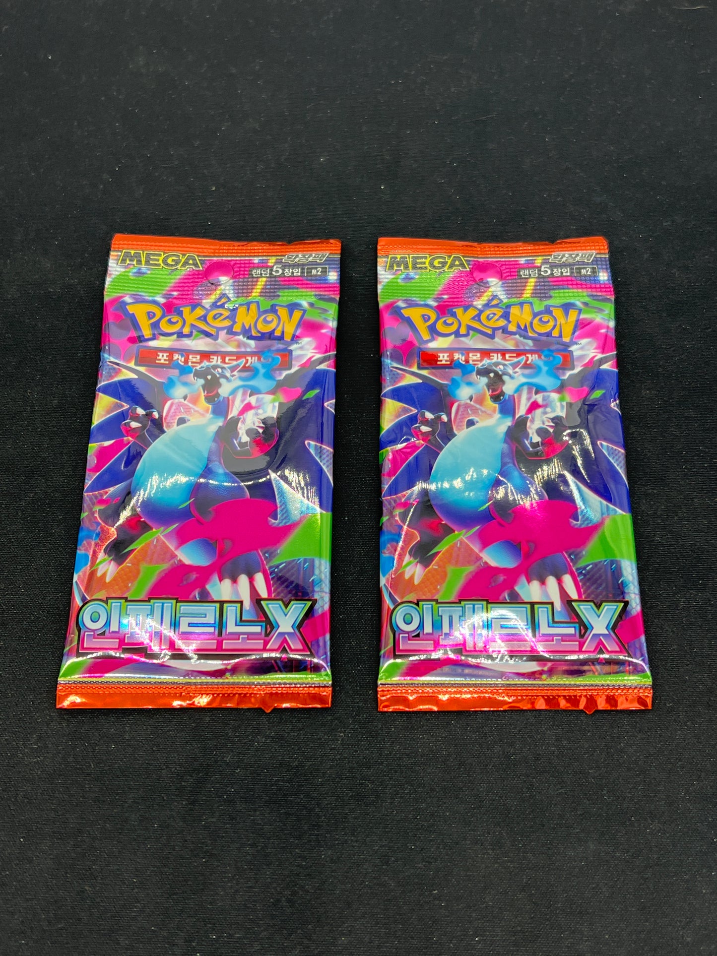 Auction Lot 298: Pokemon Korean Inferno X Loose Pack Lot of 2 Sealed