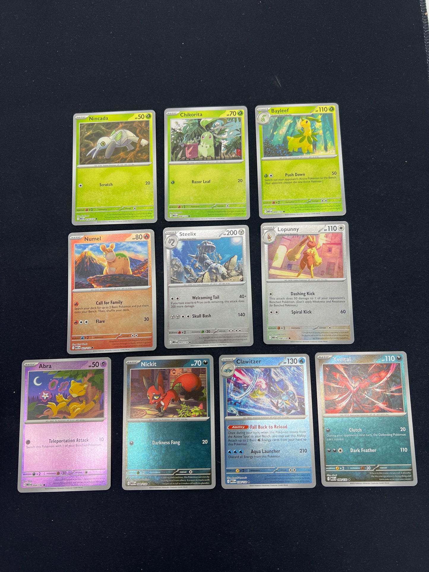 Auction Lot 306: Pokemon Cards Mega Evolutions Holo Rare Lot Conditions Vary