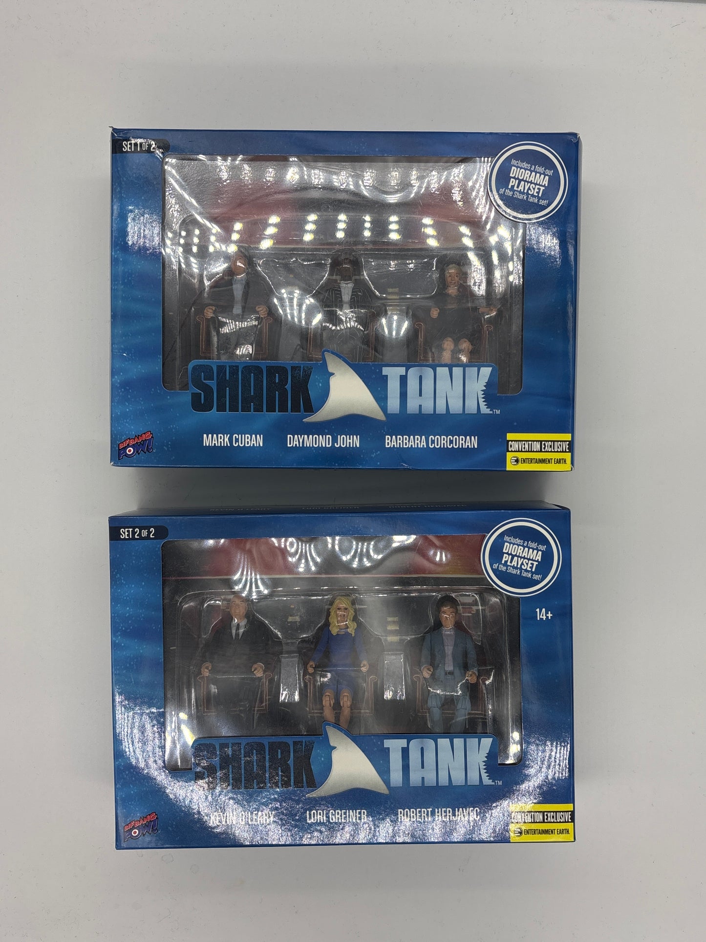 Auction Lot 206: Shark Tank Figures  Bif Bang Pow Convention Exclusive