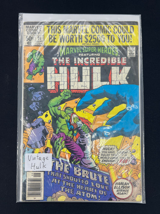 Auction Lot 352: The Incredible Hulk Marvel Comics