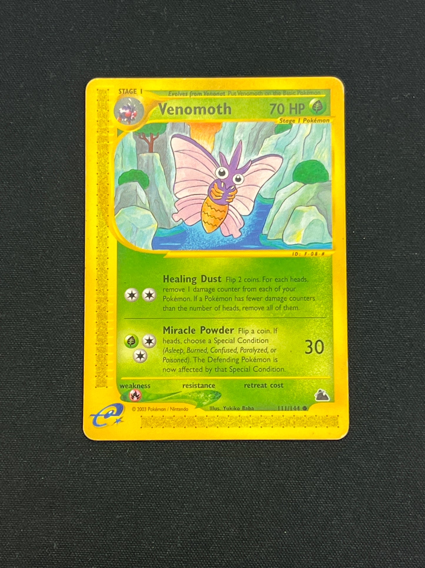 Auction Lot 229: Pokemon Cards Venomoth Skyridge Condition Vary