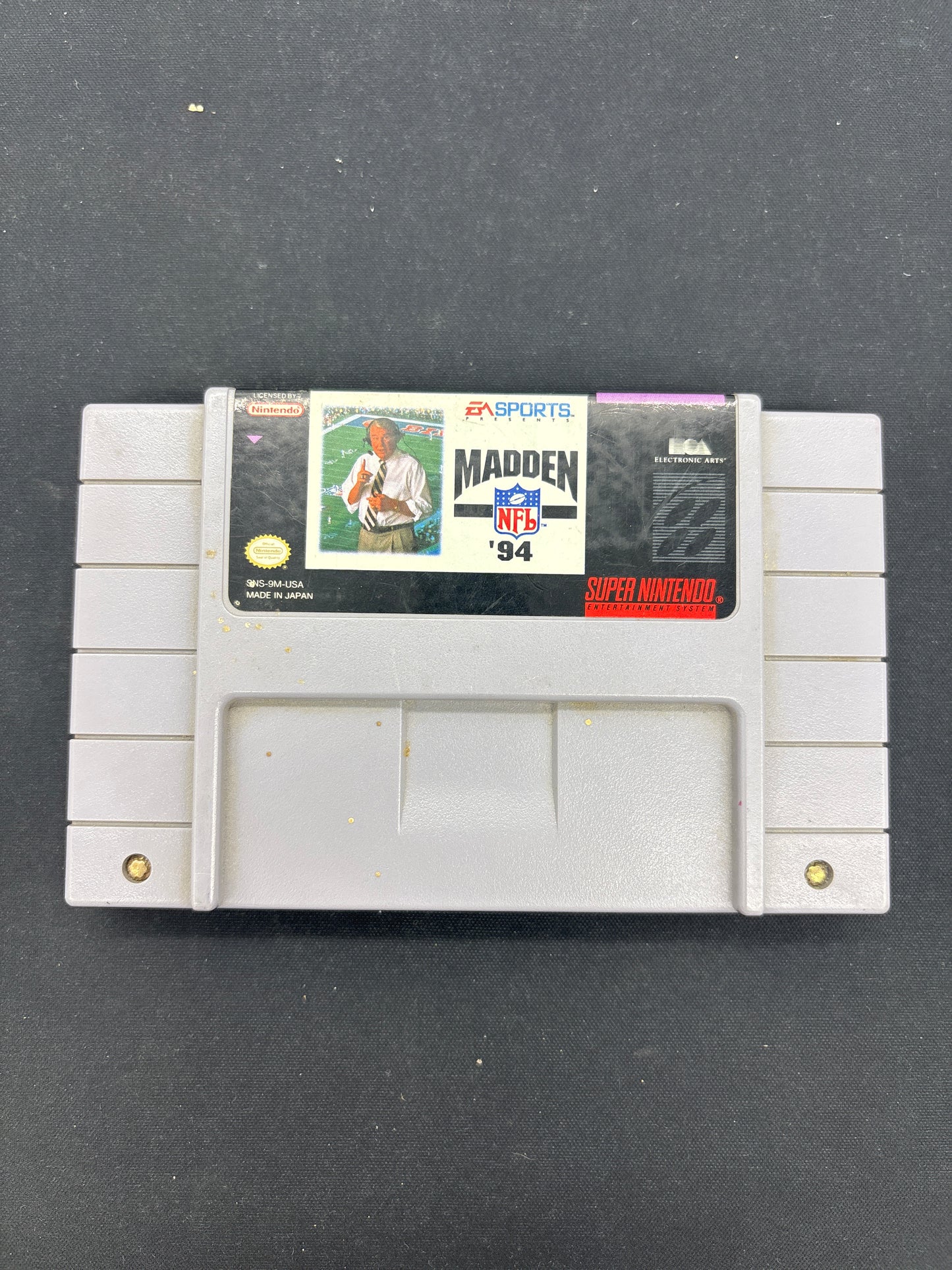 Auction Lot 94: SNES Video Game Madden NFL 94 Loose