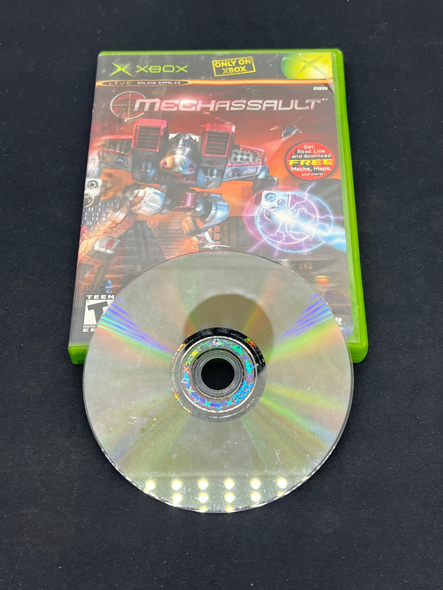 Auction Lot 108: XBOX Video Game Mechassault
