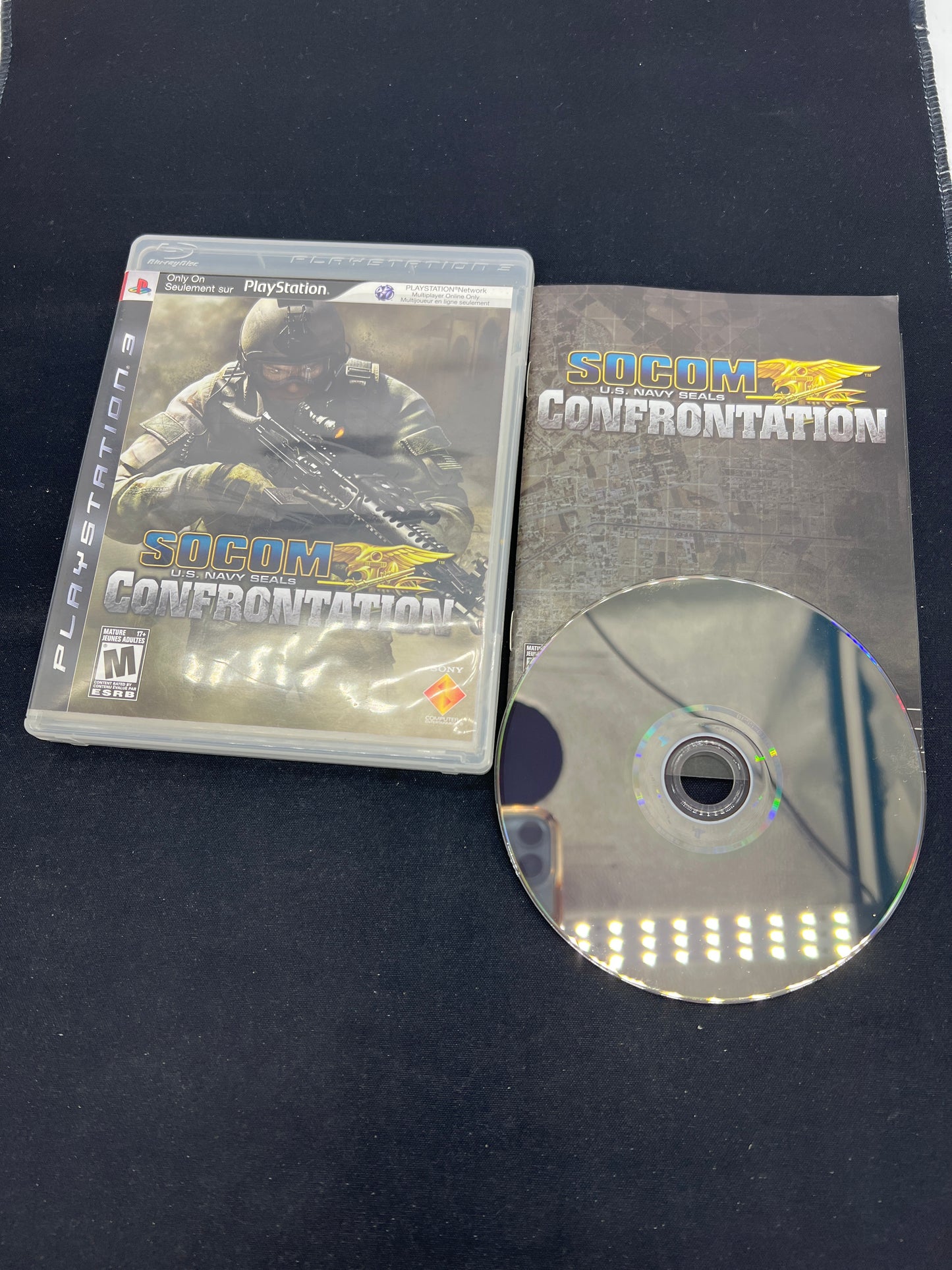 Auction Lot 211: Playstation3 SOCOM U.S Navy Seals Confrontation CIB