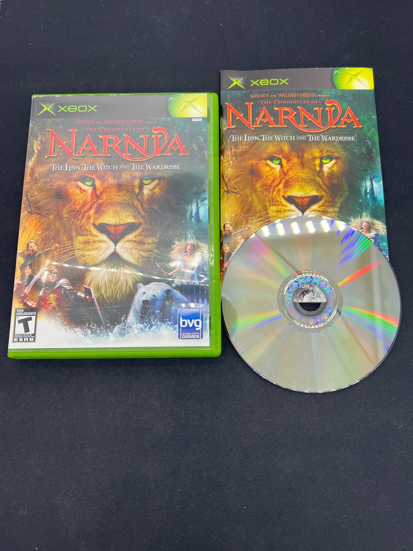 Auction Lot 117: XBOX Video Game Narnia CIB