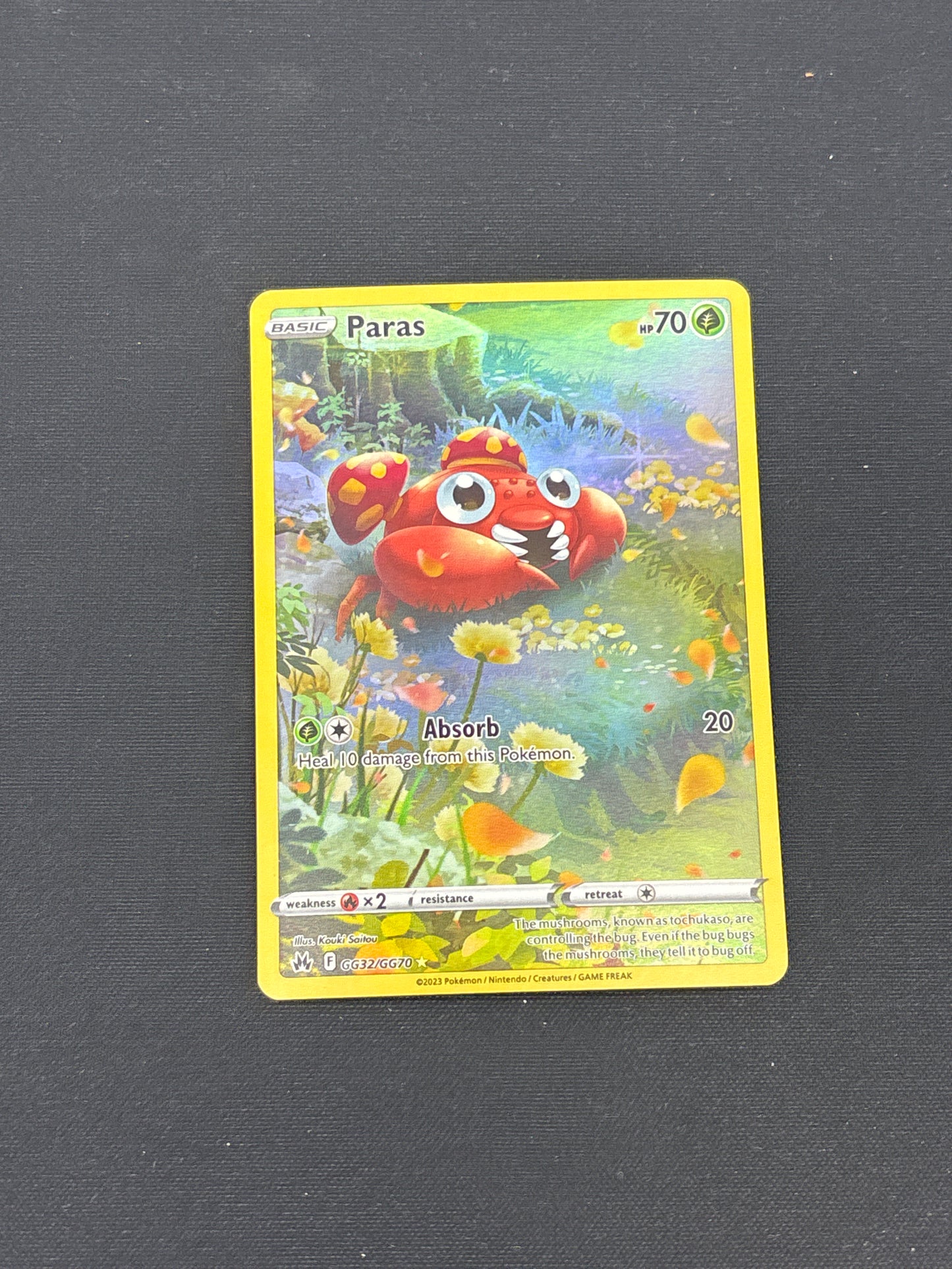 Auction Lot 212: Paras Galarian Gallery Card Conditions Vary
