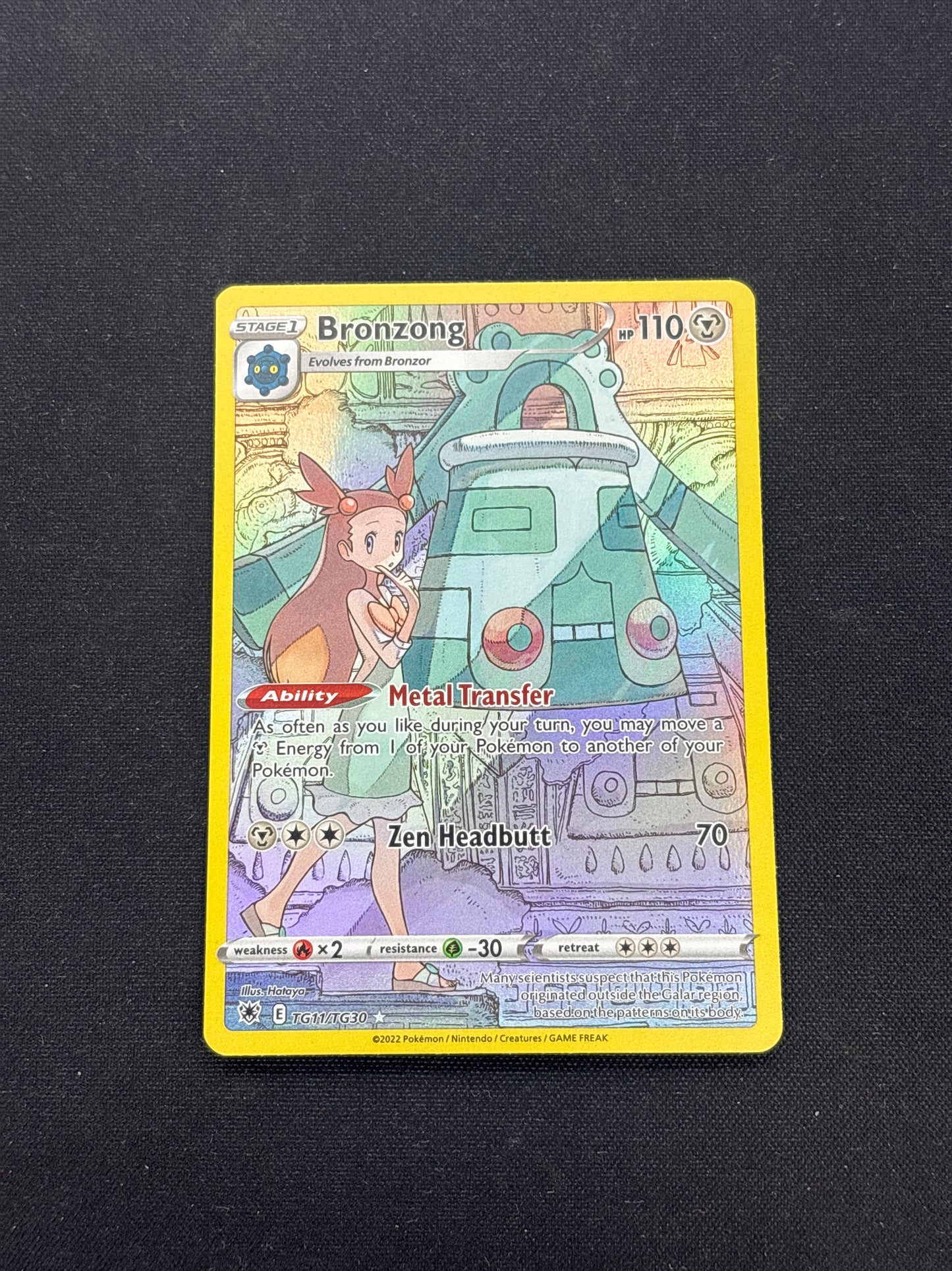 Auction Lot 26: Pokemon Cards Bronzong Full Art TG11 Condition Vary