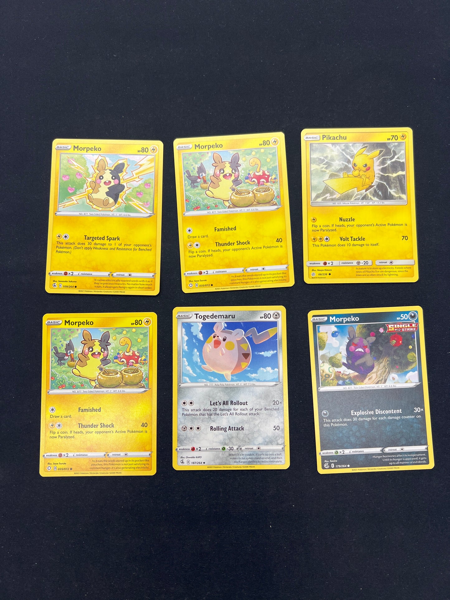 Auction Lot 466: Pokémon Cards Lot of 6 Conditions Vary