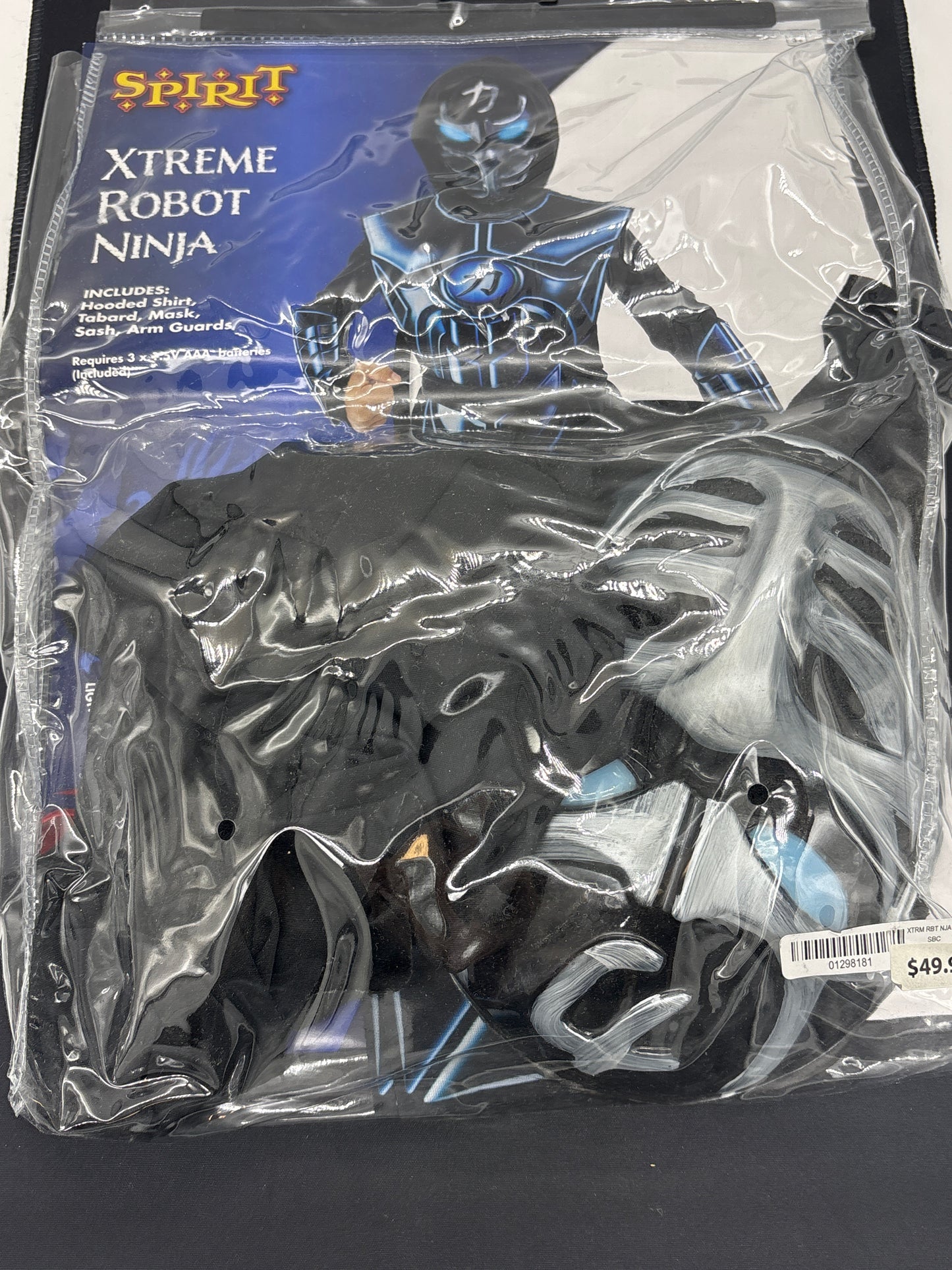 Auction Lot 256: Xtreme Robot Ninja Costume Missing Piece
