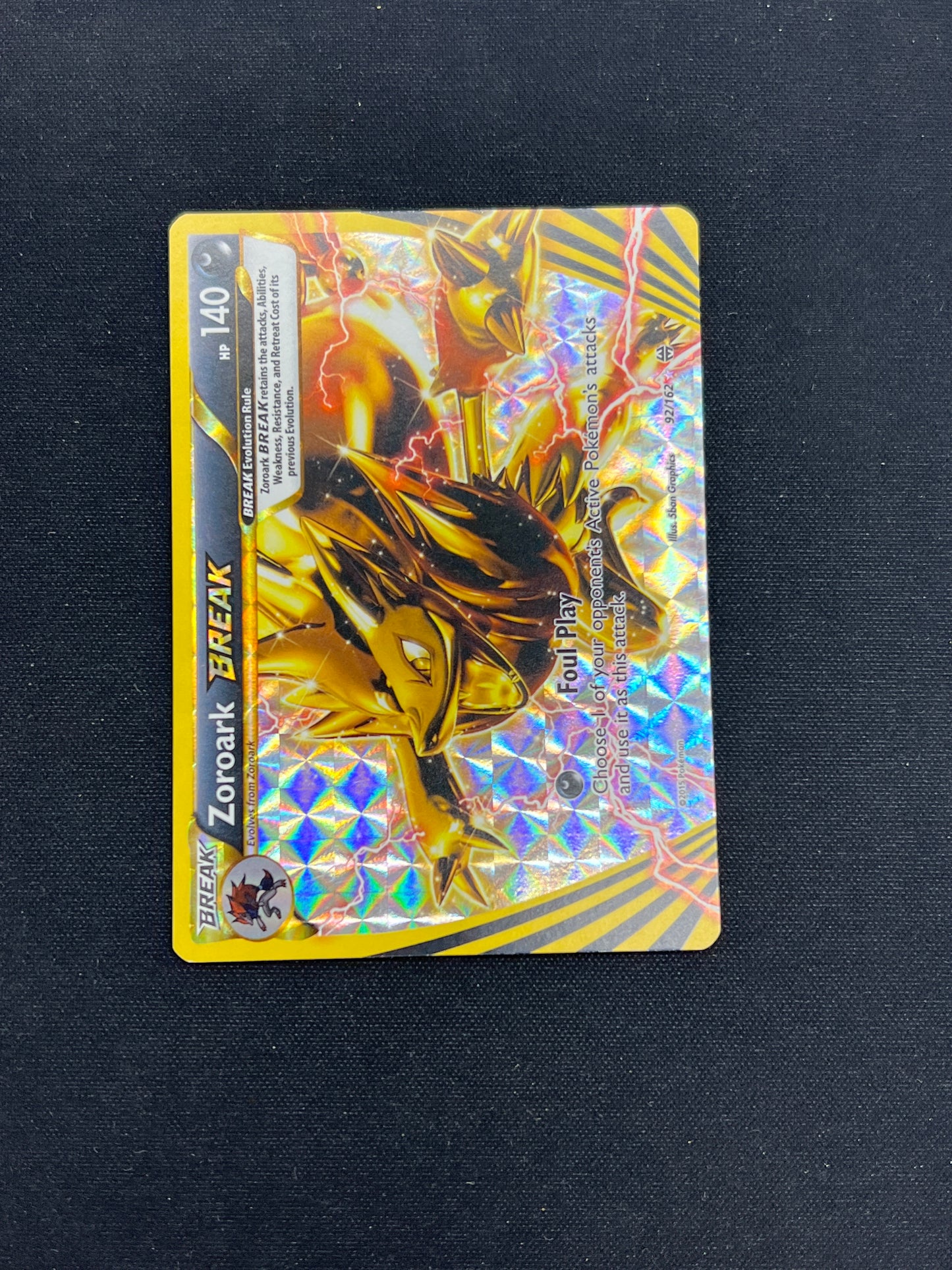 Auction Lot 121: Pokemon Cards Zoroark Break Conditions Vary