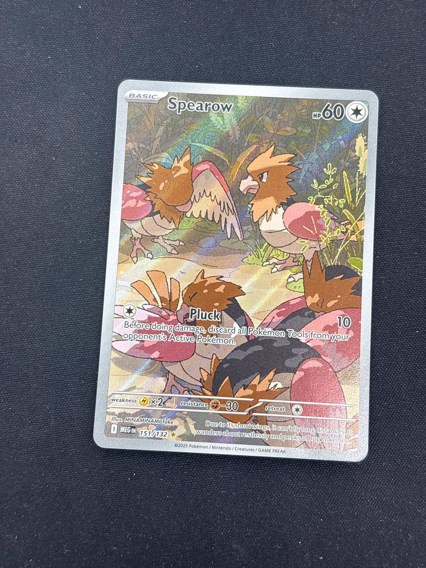 Auction Lot 384: Pokemon Cards Spearow Illustration Rare Condition Vary