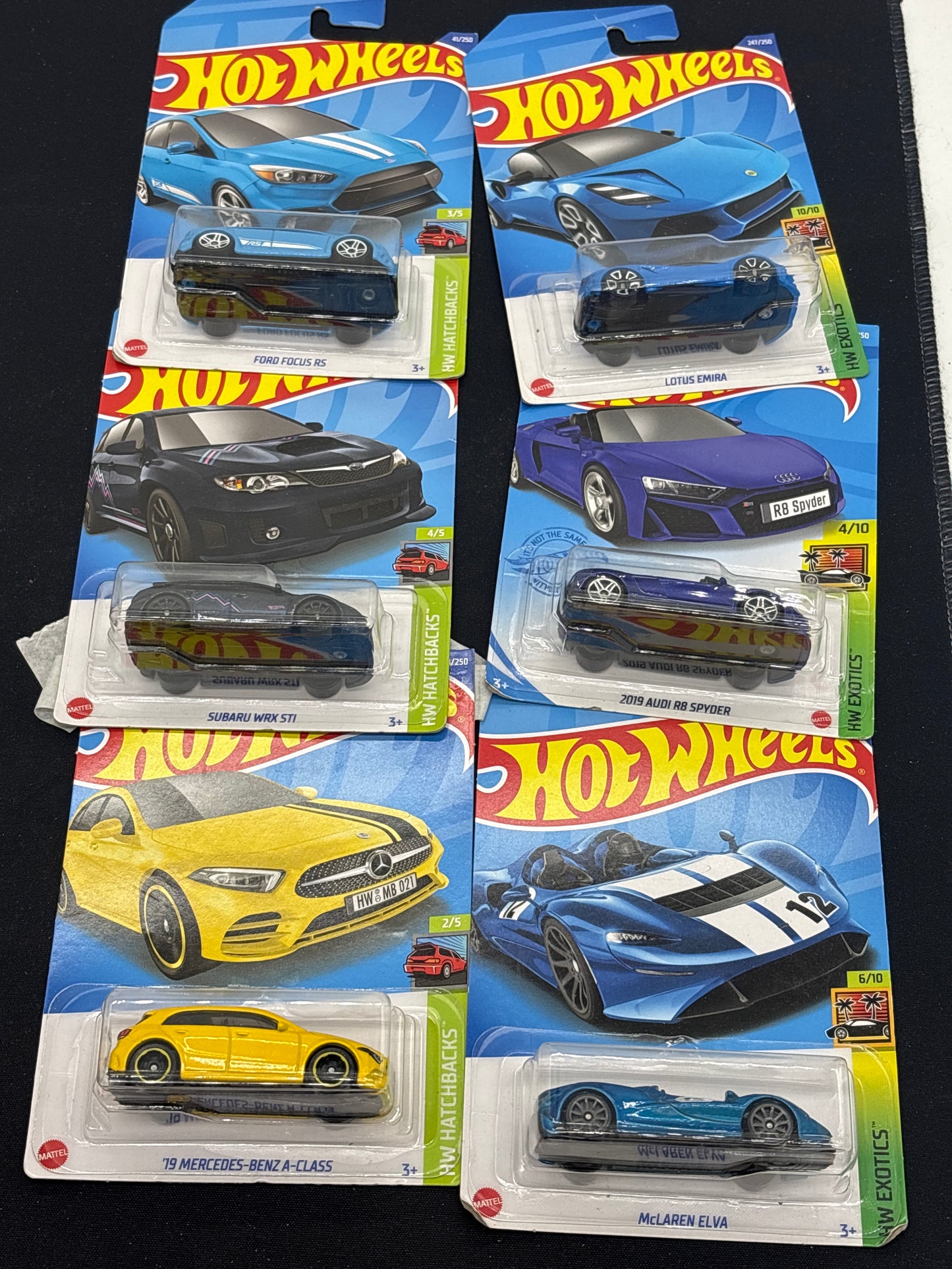 Auction Lot 62: Hot Wheels Lot of 6 HW Exotic & Hatchback Sealed