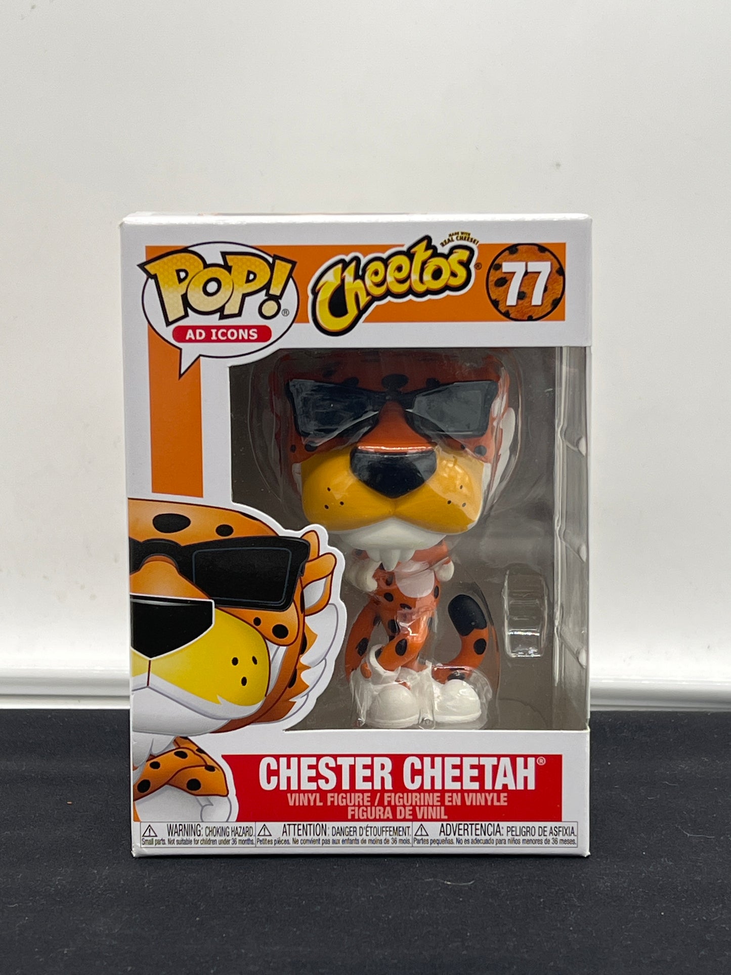 Auction Lot 3: POP Funko Cheetos Chester Cheetah 77 Figure
