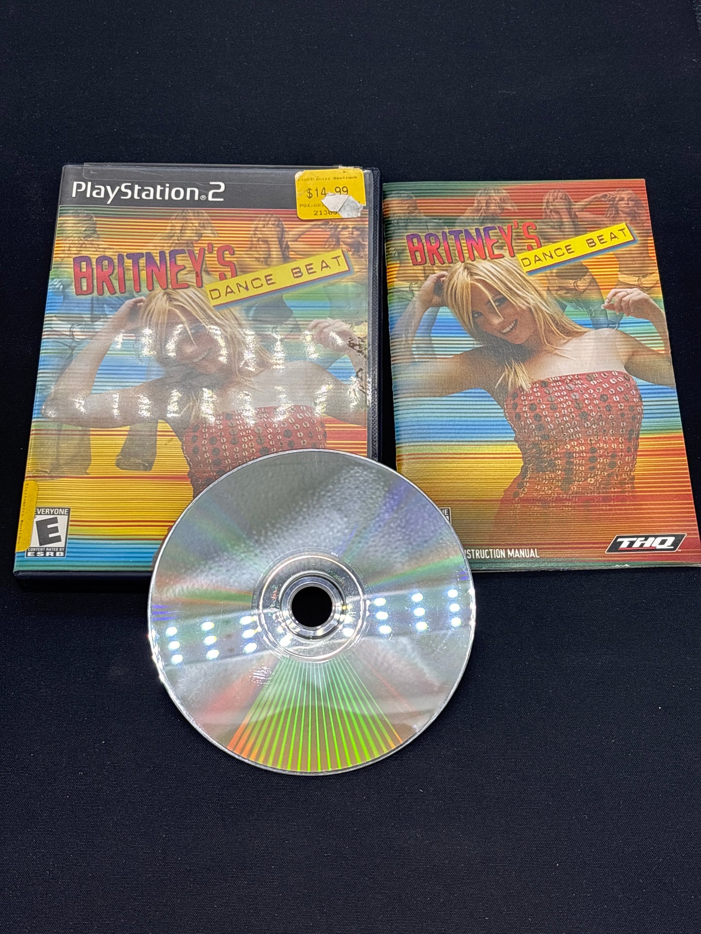 Auction Lot 197: Britney’s Dance Beat Video Game Playstation 2 CIB