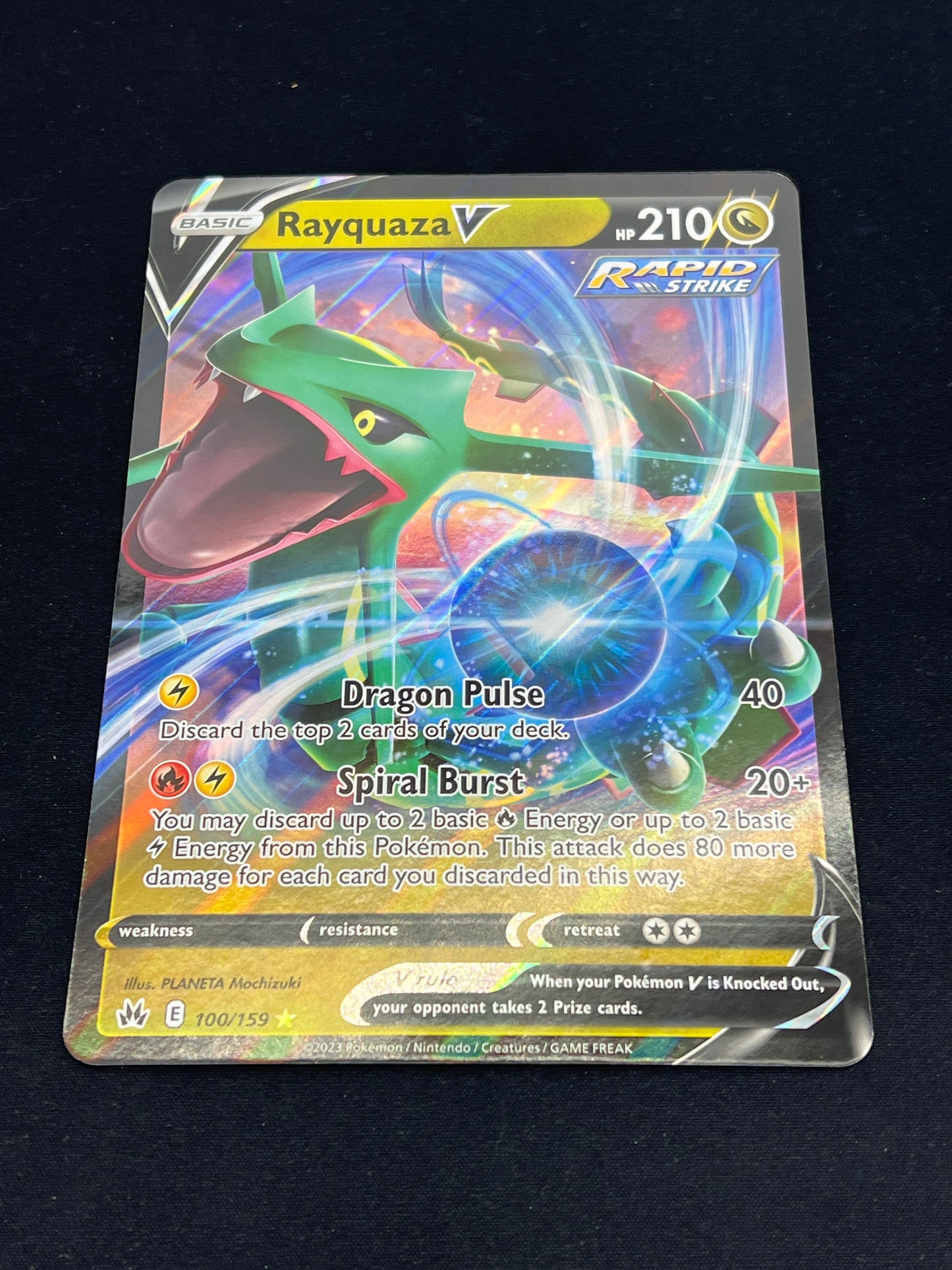 Auction Lot 30: Pokemon Cards JUMBO Rayquaza V Promo Condition Vary