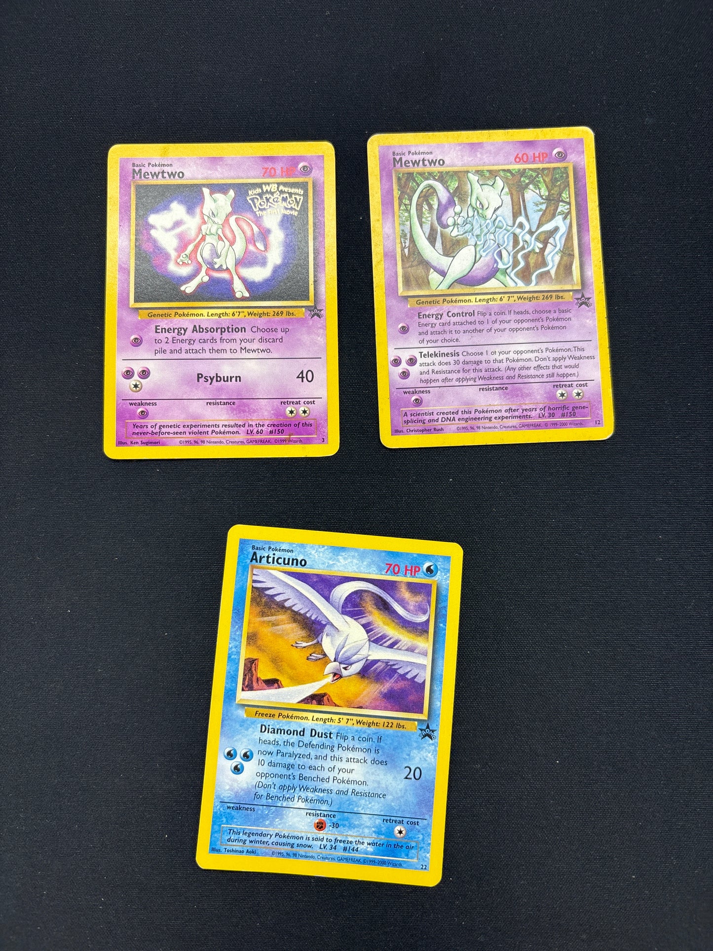 Auction Lot 29: Pokemon Black Star Promo Card Lot 2 Conditions Vary