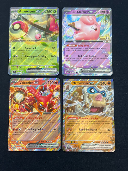 Auction Lot 336: Pokemon Cards Lot of 4 Assorted EX Journey Together Conditions Vary
