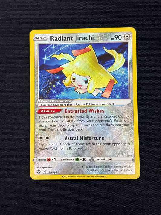Auction Lot 347: Radiant Jirachi Pokemon Card Conditions Vary