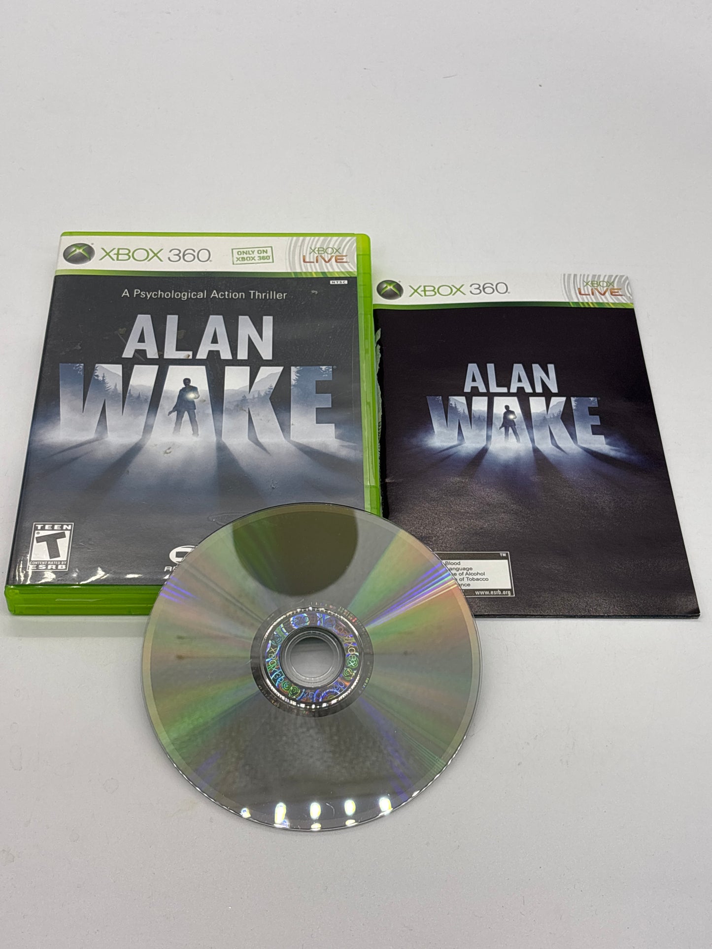 Auction Lot 128: Alan Wake Video Game XBOX 360 CIB
