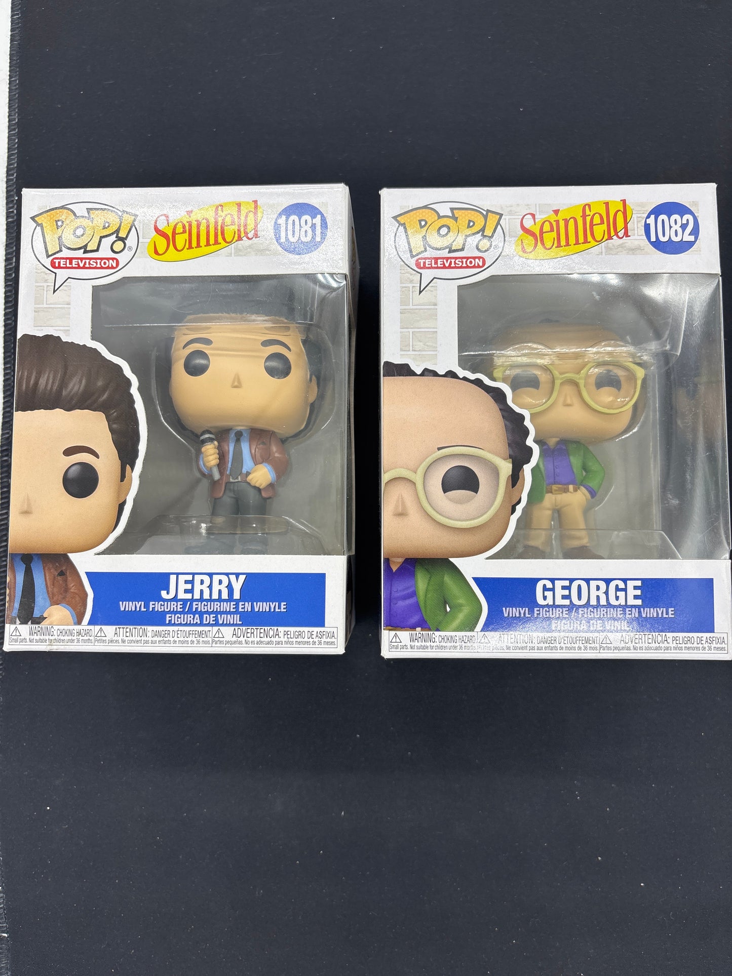 Auction Lot 97: Pop Funko Seinfeld Jerry George 1081 1082 Figure