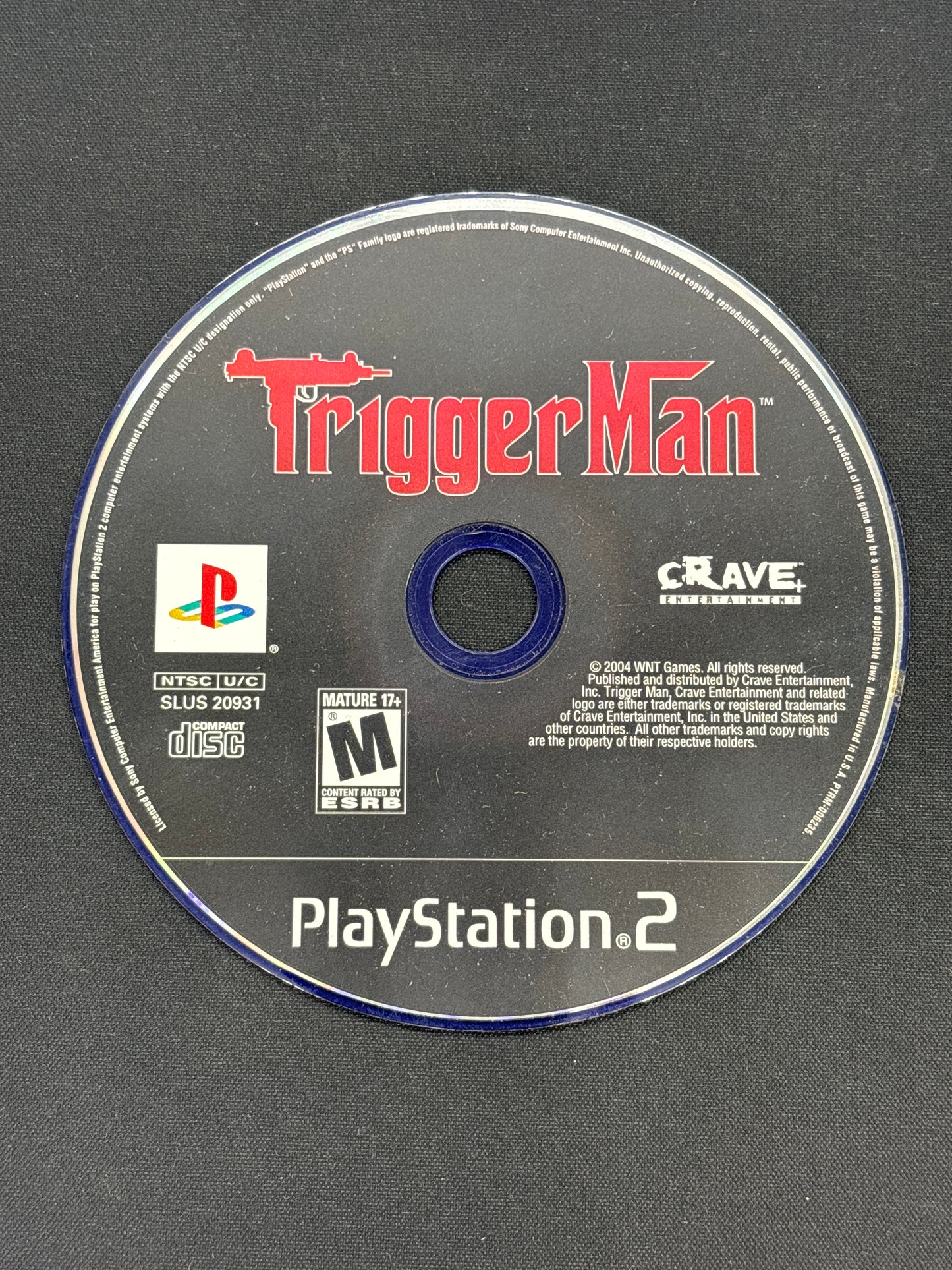 Auction Lot 176: PlayStation 2 Trigger Man Disc Only