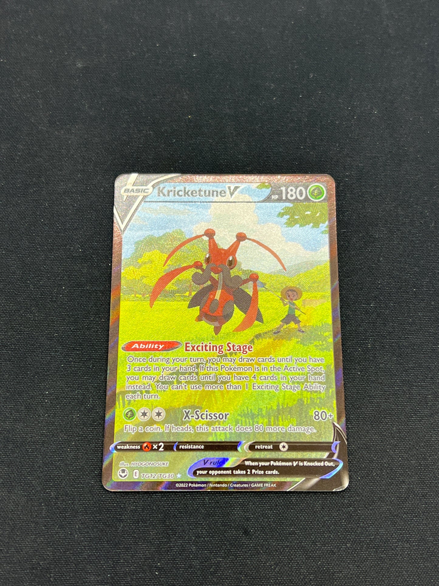 Auction Lot 120: Pokemon Cards Kricketune V Trainer Gallery Silver Tempest Conditions Vary